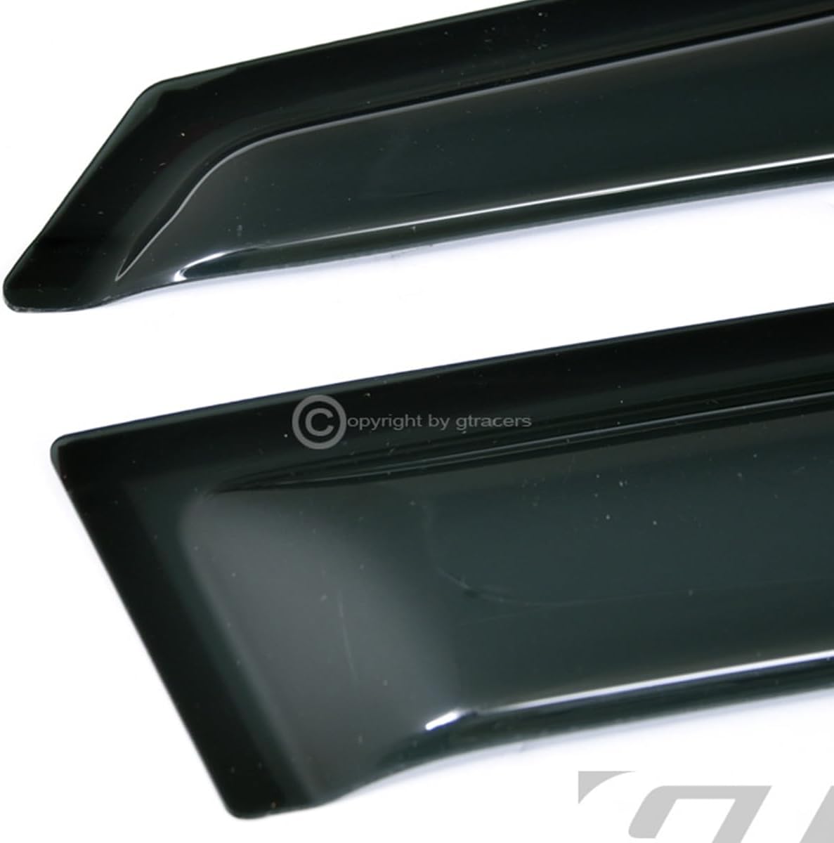 R&L Racing Ventvisor Window Deflectors Compatible with 2013-2015 Chevy Malibu/2016 Limited | Dark Smoke Front-Rear Sun/Rain Guards Side Window Visors (4-Piece Set)