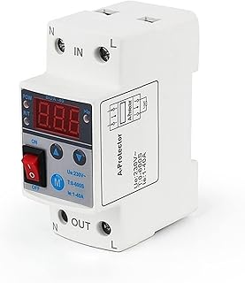 Energy Consumption Display AC 220V 63A Over and Under Current Protector with Led Digital Current Meter 1Pcs