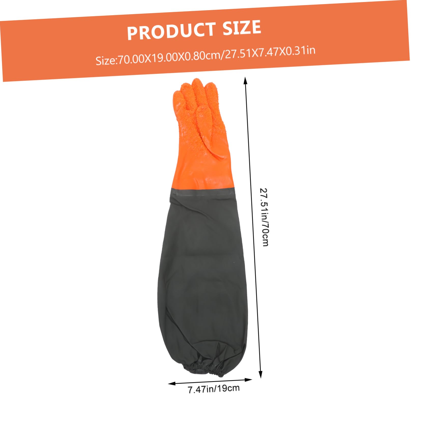 VILLCASE 1Pair Portable Gardening Gloves Professional Planting Gloves for Outdoor Use for Fishing Aquariums and Garden Tasks Heavy Duty Design Easy to Clean