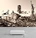 Produktbild Vlies Tapete Poster Fototapete Science-Fiction USA Endzeit Farbe sepia, Größe 120 x 90 cm selbstklebend