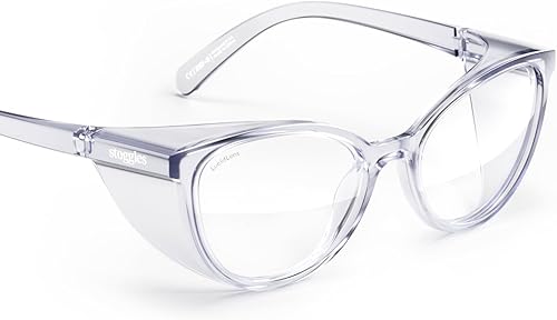 Stoggles - Oficial - Cat Eye- Gafas de seguridad con certificación Z87.1 - Antivaho - Bloqueo de luz azul