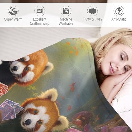 Couverture de canapé ours polaire flannel douce pour enfant