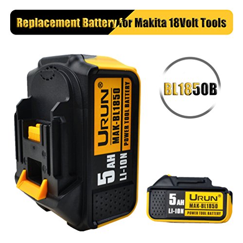 URUN BL1850B 18 V 5,0 Ah batteria al litio con LED...