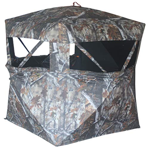 Thunderbay Spur Collector 2 Person Hunting Blind, Portable Ground Blind With Silent Sliding Window #TOP1