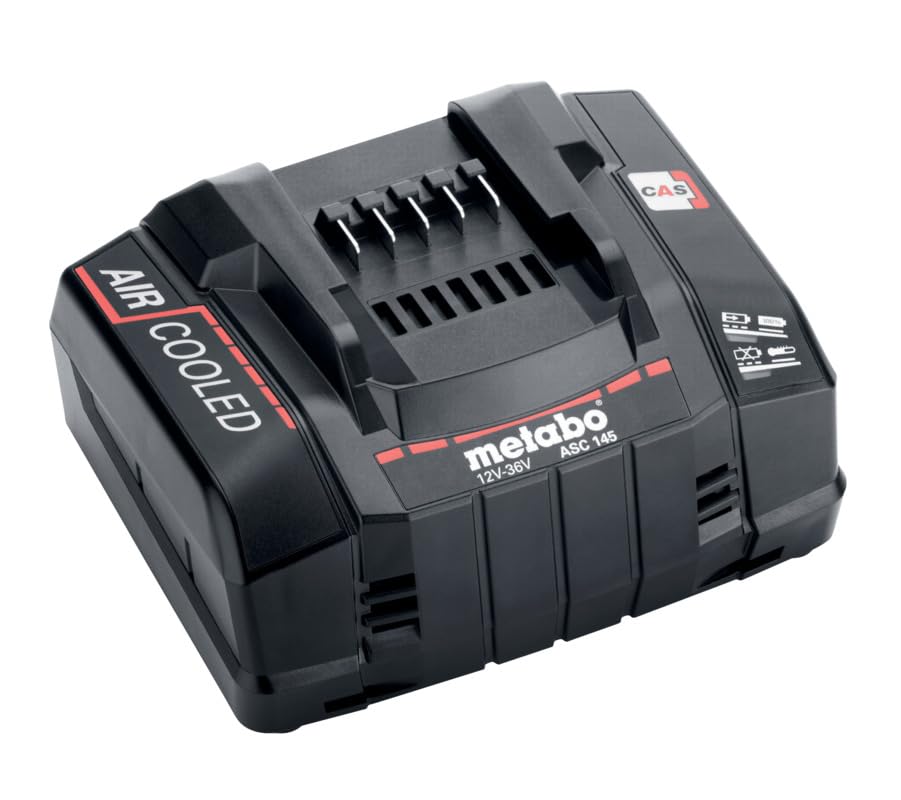 Metabo - Asc 145, 12V-36V Fast Battery Charger, 120V Input USA/Can (627380000 145), 12V Line