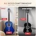Pyle Beginner Acoustic Guitar Kit, 3/4 Junior Size Instrument for Kids, Adults, 36