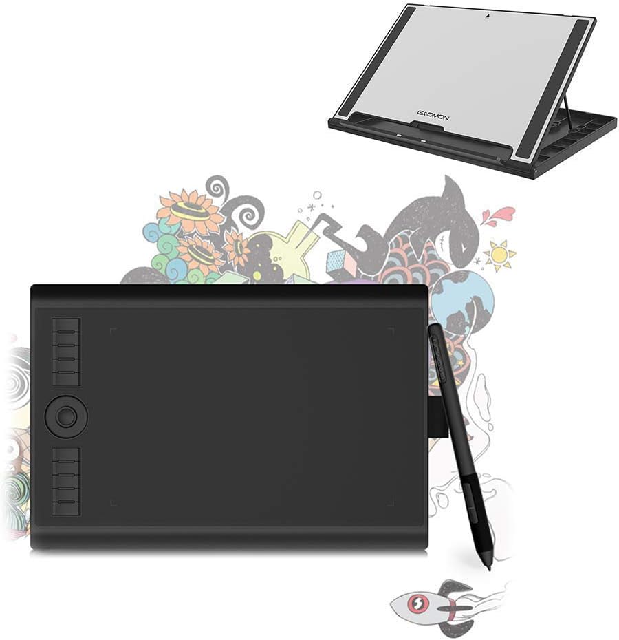 Amazon.com: GAOMON M10K PRO 10 x 6.25'' Tilt & Radial Support Drawing ...