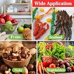 MAQIHAN 40pcs Watermelon Nets - Melon Nets Melon Hammock Heavy Duty Watermelon Net for Garden Reusable Cantaloupes Mesh Bags Hammock for Trellis Cradle(17.7inch,Red)