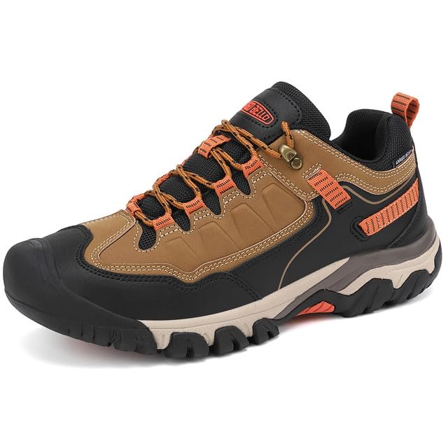 ARRIGO BELLO Zapatillas Trekking Hombre Senderismo Montaña Zapatos EU 41-46 | Puntera Reforzada,Antideslizantes,Transpirables,Caminatas de Corta y Larga Distancia,Todas Las Estaciones,Resistente
