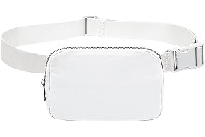 DAITET Belt Bag White: A Spacious and Versatile Crossbody Fanny Pack