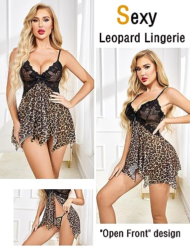 Image of Avidlove Lingerie for Women Lace Babydoll Sleepwear Boudoir Outfits Plus Size Langeray XS-5XL