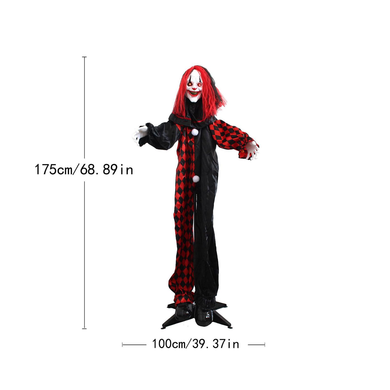 Niesamowita figurka stojąca na Halloween, B