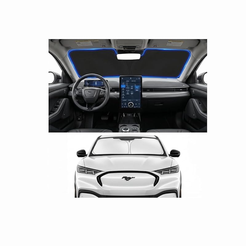 Protetor solar sob medida para para-brisa Ford Mustang 2015–2026 PinBaoLaLa