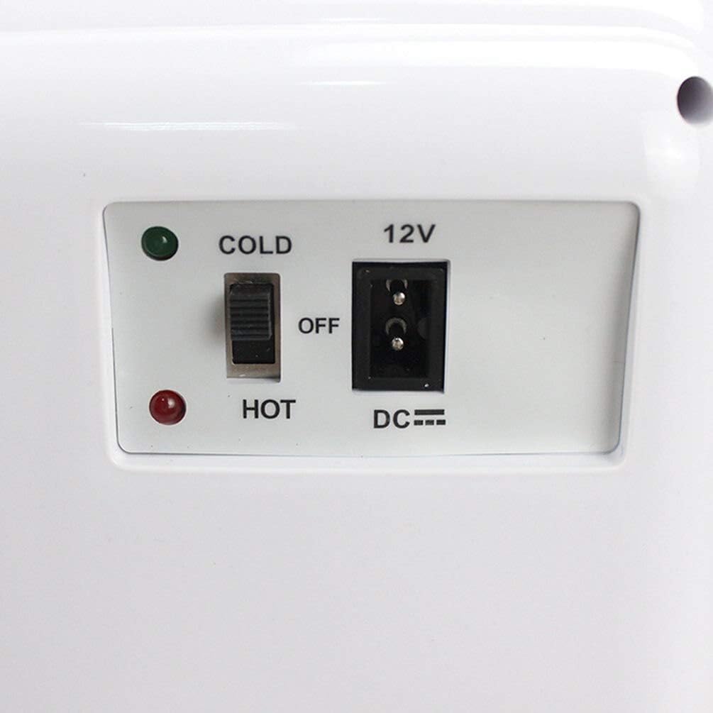 Mini Fridge 4L Car Refrigerator Mini Cold and Warm Small Refrigerator Car Home Dual-Use Small Dormitory Household Refrigerator (Color Name : Blue for car Home) (Red for car Home)