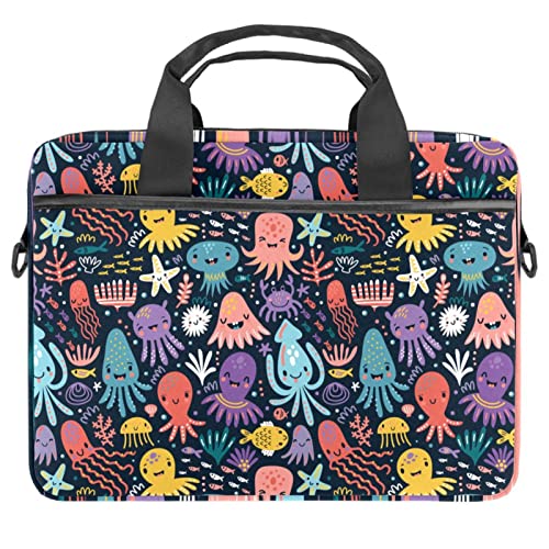 Sac ordinateur 13-14 pouces motif marin océan chic pour le bureau
