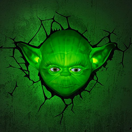 getDigital Lampe Décorative 3D Yoda - Star Wars - Vert - Plastique - LED