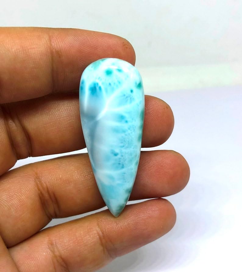 Larimar naturel de qualité supérieure GH_NAT_05988 pour pendentif prestige - 3