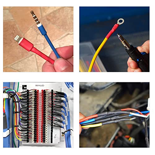 Nilight 50005R Heat Shrink 2:1 Electric Insulation Tube Kit 45Mm Flame Retardant Wrap Cable Sleeve 560Pcs 5 Colors 12 Sizes thumb #5