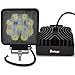 Safego 2x 27W Led Lampes De Travail Lampes De Brouillard Spot Projecteur Led Véhicule Phare Bar Pour Tout-Terrain Chantier Suv Atv Camions Hors Route Bateau Camions De Pompiers