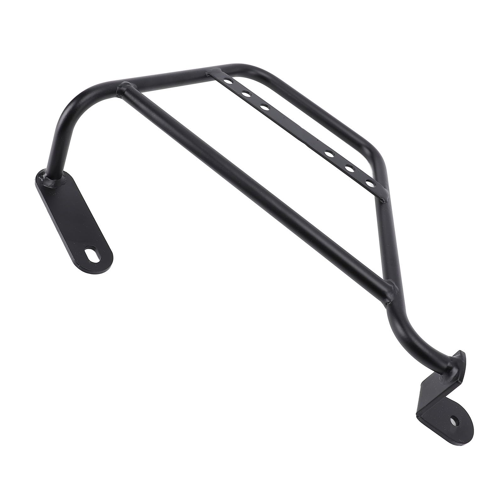Generic Staffa Motociclistica della Borsa del Bagagliaio, Borsa Motociclistica per Moto per la Staffa di Stoccaggio Elegante Struttura Stabile Stabile con Pad per V7 Classic (A sinistra: MV833 BBZJ)