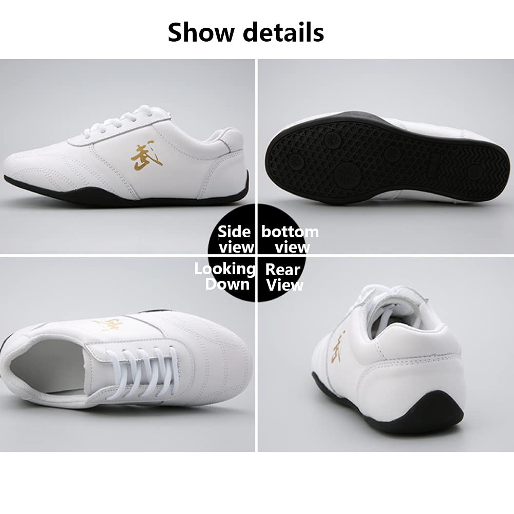 Scarpe Da Donna In Pelle Kung Fu Tai Chi Wu Shu Karate Taekwondo Sneakers Boxe Tai Ji Kong Fu Sportive