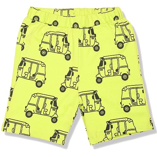 Image of Be Awara Kids Printed Half Sleeves T-shirt & Shorts Clothing Sets, 100% Cotton Soft Unisex Cord Set, Comfortable Wear for Kids With Cool Prints, Everyday Casual Wear for Boys & Girls