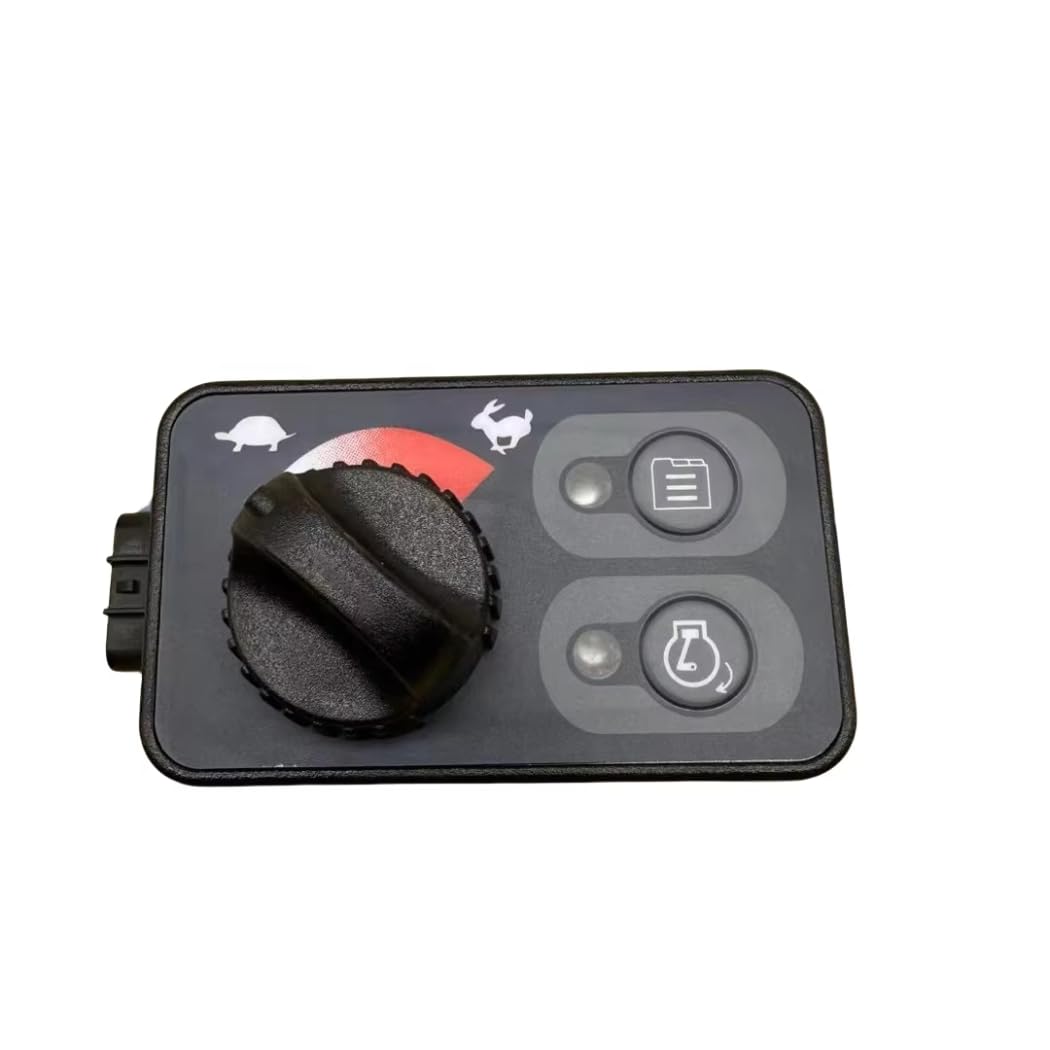 RD809-53730 Throttle Knob Controller Compatible with Kubota Excavator KX185 Component Throttle Switch Machinery Parts (RD809-53730)