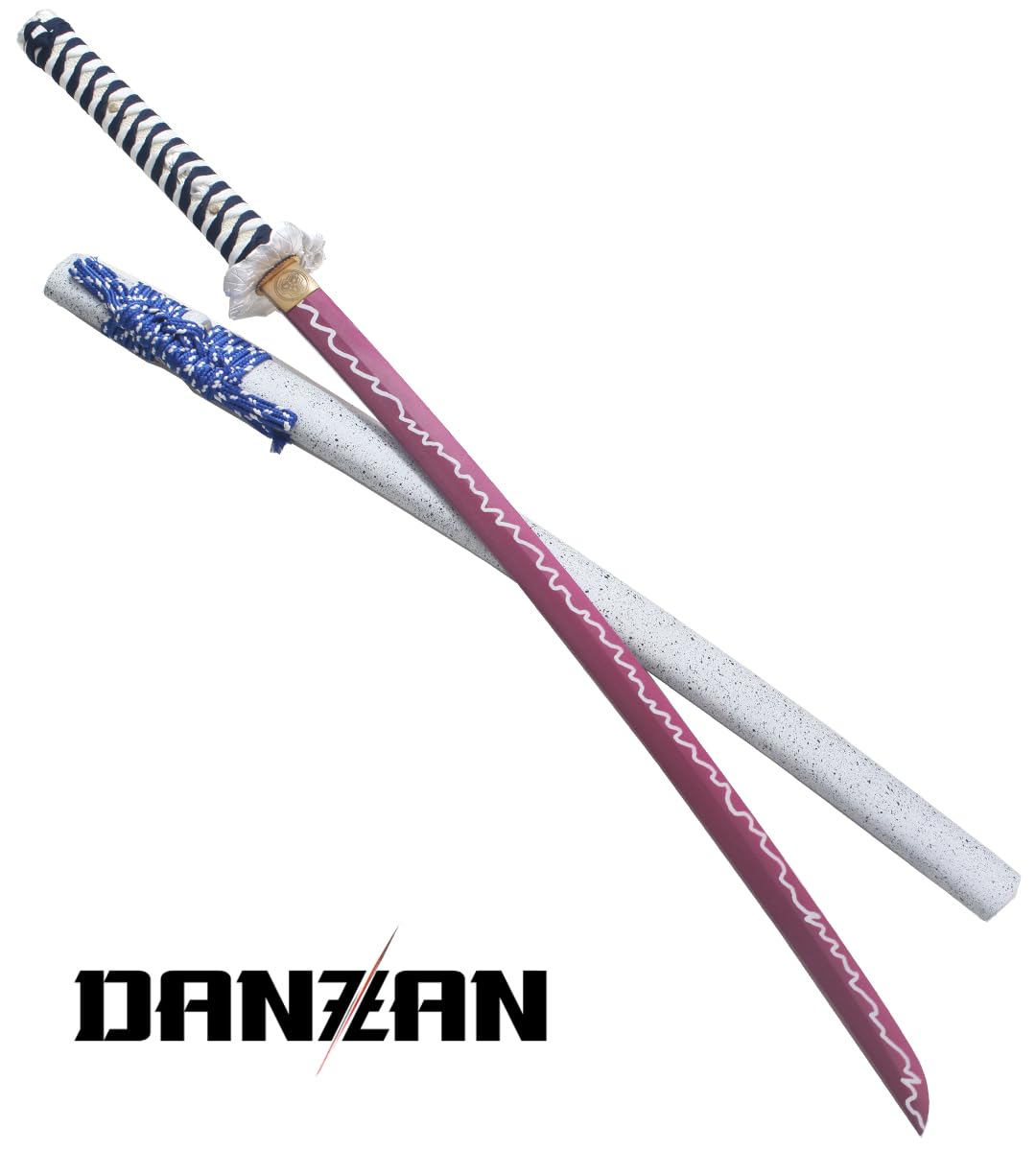 Danzan Katana Bois Red Thunder Sabre en Bois Epee Katana Japonais Sabre Japonais - Lame Bois