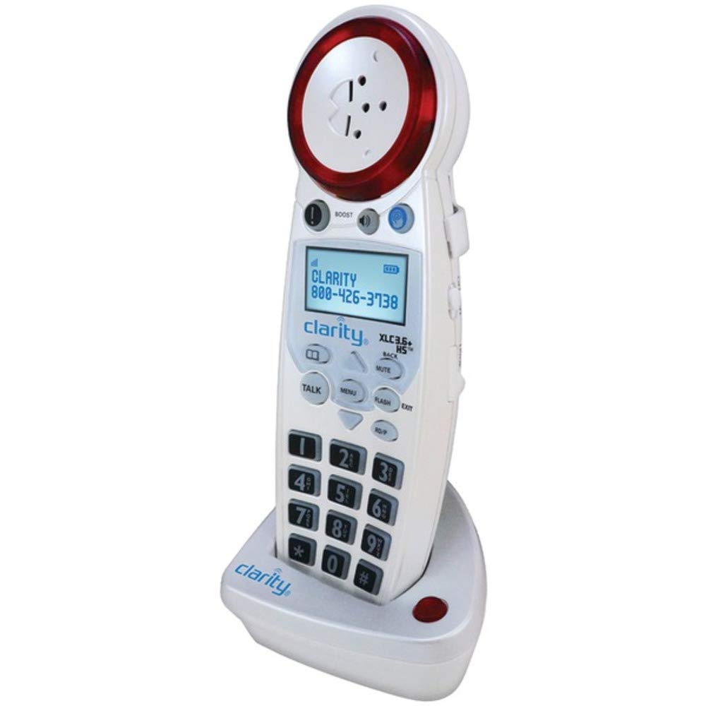 cordless handsets caller id white clarity xlc36hs