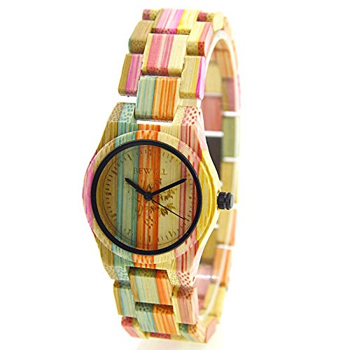 BEWELL Mix Color Bambo Stainless Steel Bezel Watch for Women, Equipped with Japanese Quartz Movement,Life Water Resistant, Mix Color (B0B6FDR7QY) Amazon Price History, Amazon Price Tracker