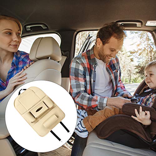 Toyvian Couro Organizador Do Banco Traseiro Do Carro de Volta Saco De Armazenamento Assento Dobrável