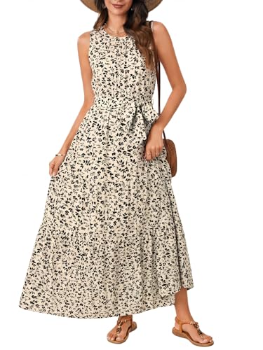 Image of Rooscier Women's Sleeveless Boho Maxi Dress