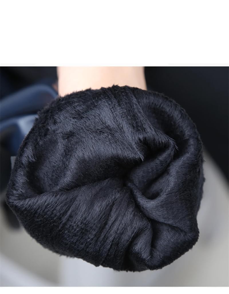 Dninmim Guanti invernali da donna in pelle multicolore guanti caldi versatili