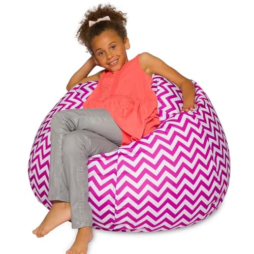 Stylish Large Bean Bag Chair for Adults Kids Teen Toddlers with Removeable Washable Cover 38