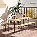 Outsunny 6' Portable Picnic Table and Bench Set, Outdoor Wooden Folding Camping Dining Table Set for Patio Garden Outdoor Activities