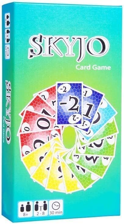 Skyjo Card Game by Buzzbuy The Entertaining Board Game for Kids and Adults.The Ideal Game for Fun,Entertaining and Exciting Hours of Play with Friends and Family