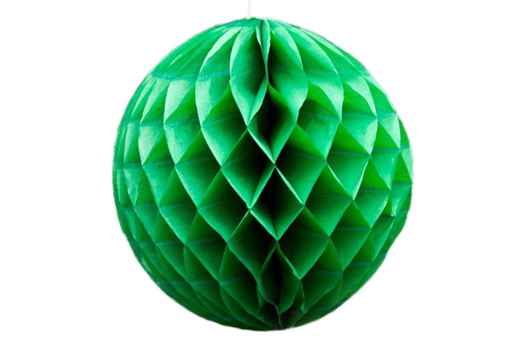 EliteKoopers 20cm Paper Honeycomb Flower Balls Lanterns Pompoms For Garland Party Wedding Decoration (5 Pcs)