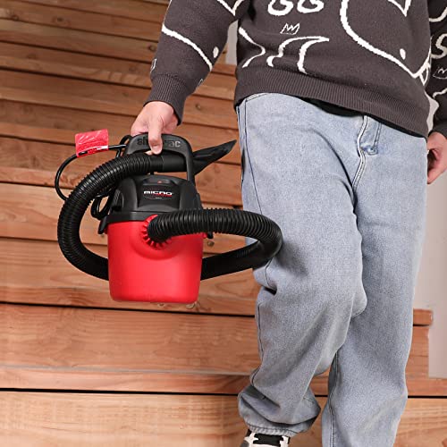 Shop-Vac 2021000 Micro Wet/Dry Vac Portable Compact Micro Vacuum With Collapsible Handle Wall Bracket & Multifunction Accessories Uses Type A Filter Bag & Type Mm Foam Sleeve #TOP2