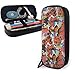 Produktbild Federmäppchen Color Art Printing Cute Pen Pencil Case Leather 8 X 3.5 X 1.5 Inch Pouch Bag Pencil Case with Double Zipper Holder Box for School Office Girls Boys Adults