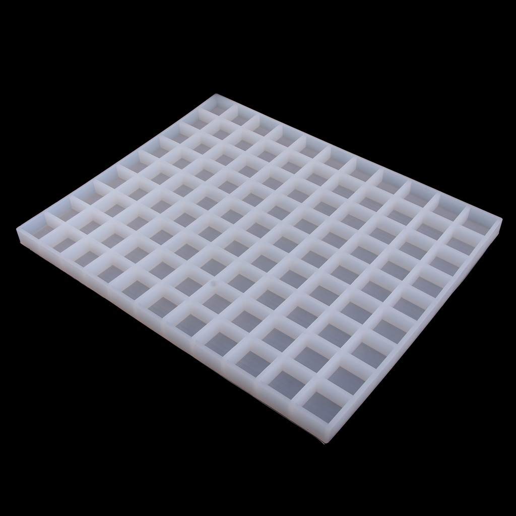 99 Gitter Platz Silikon Backform Schokoladenform für Handgemachte Zucker Fondant Kuchen Schokolade usw