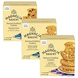 Magnolia Bakery Banana Pudding Cookies Variety Trio, 2 Ounce (Pack of 12), Soft-Baked, Classic Vanilla, Chocolate Chunk, Confetti, Individually Wrapped, 3.0 Count