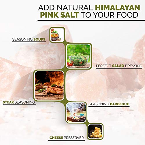 Himalayan Chef Pink Himalayan Salt - 0.5 Lb. Bag/Each Coarse Grain - For Grinders And Salt Mills (Pack Of 6) #TOP6