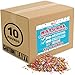 Bulk Natural Rainbow Sprinkles - 10 LB Wholesale - Kosher - Non-GMO, Dye-Free Jimmies - Bakery-Grade Sprinkles for Cakes, Ice Cream, Cookies, Catering & Large Events
