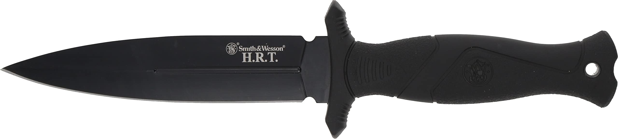 10.5 in High Carbon SS Fixed Blade Knife with 5.5 in False Edge Blade for Outdoor Tactical Survival and EDC, Black
