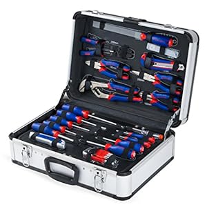 WORKPRO 119 PC MaletÃ­n de Herramientas Completas, Caja Herramienta MetÃ¡lica, Herramientas Universales, Kit VersÃ¡til Herramientas PortÃ¡til para Reparaciones Diarias, Perfecto Hogar y Oficina