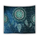 wandteppich modern Waschanleitung: Sanfte Handwäsche separat in kaltem Wasser, trocken im Schatten. Es kann auch gebügelt werden, um einen perfekten Look zu halten.