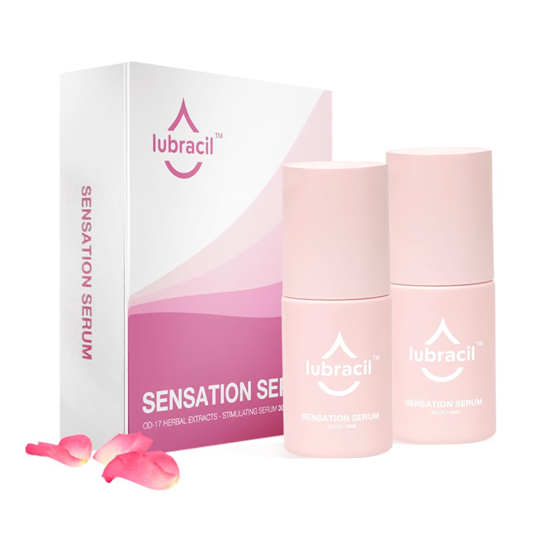 Lubracil Sensation Serum for Women – External Use Only – Moisturizing Formula with Natural Herbal Extracts – Hormone-Free – 30ml (2 Pack)