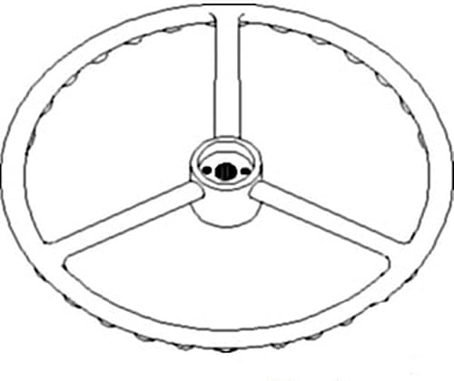 Miniatura 4 de Un nuevo volante para John Deere 1010, 2010, 2510, 3010, 3020, 4010, 4020, 4320, 4520, 4620, 5010, 5020, 6030, 7020, 7030, 7520