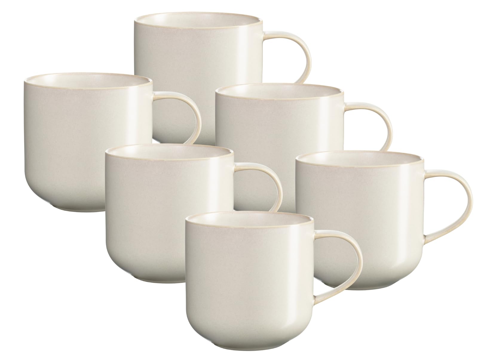 ASA Selection COPPA Henkelbecher tofu 0,4l Set6