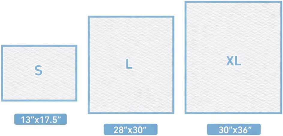 Disposable Dog Pee Pads, Ultra Absorbent Leak-Proof Puppy Potty Training Pads, Quick Dry Pet Pads for Dogs, Cats, Rabbits, Puppy Pads for Housebreaking, Crate, Whelping (13x18inch,400 Count)